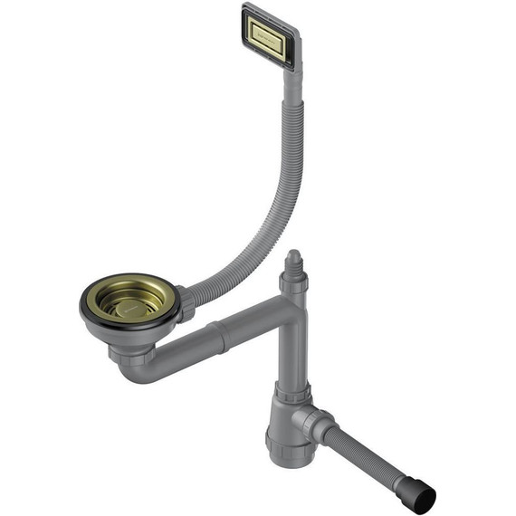 Арматура для кухонной мойки Omoikiri WK-1-UN LG 4956832, светлое золото - фото 