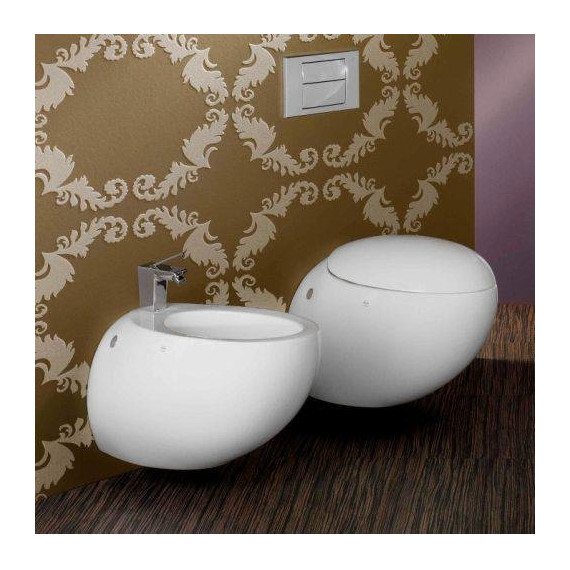 Биде подвесное Laufen ILBAGNOALESSI ONE 8.3097.1.400.304.1 - фото 4