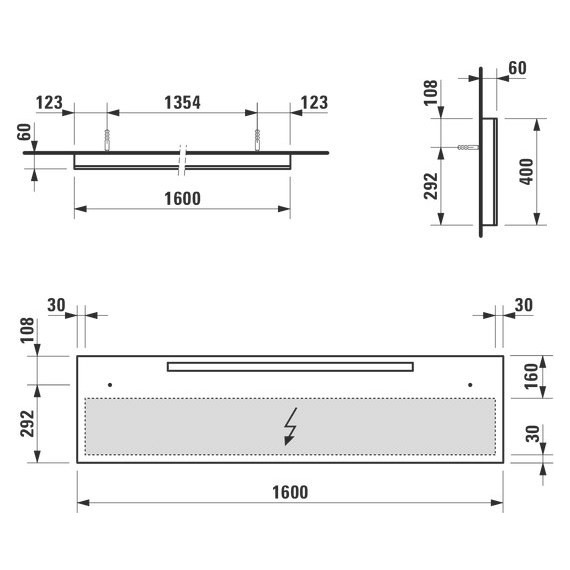 Зеркало LAUFEN ILBAGNOALESSI ONE 160 см 4.4844.1.097.200.1 - фото 5
