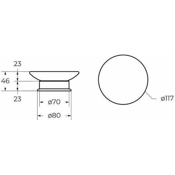 Мыльница Cezares Aphrodite APHRODITE-SODP-02, бронза - фото 2