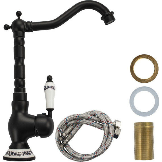 Смеситель для кухни Brimix 1533, чёрный - фото 2