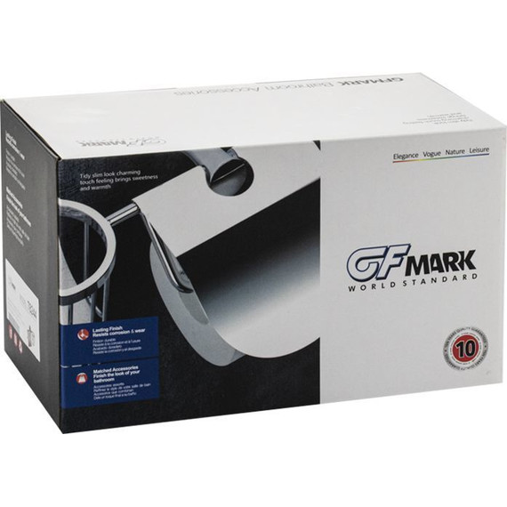 Держатель для туалетной бумаги с держателем для освежителя GFmark 78244, цвет графит - фото 5