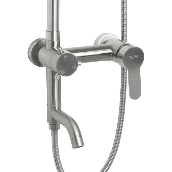 Душевая стойка Magnus 9237, сатин - фото 2