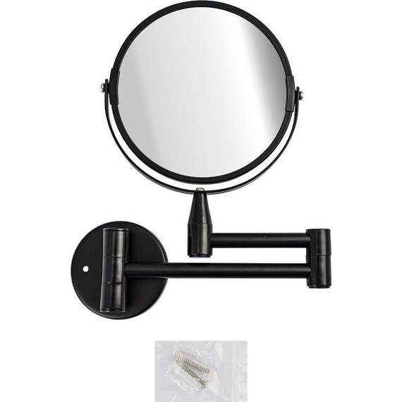Зеркало косметическое настенное Санакс 75268, чёрный - фото 2