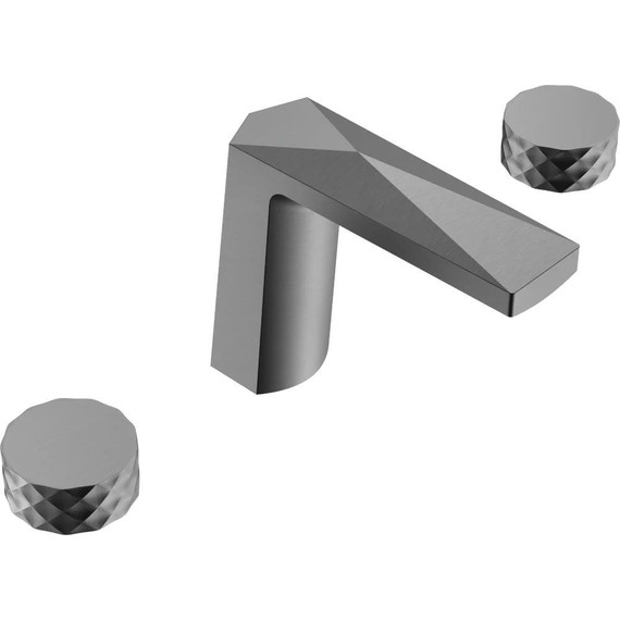 Смеситель для раковины Boheme Venturo 150-GM-DIAMOND, gun metal, Цвет производителя: gun metal - фото 