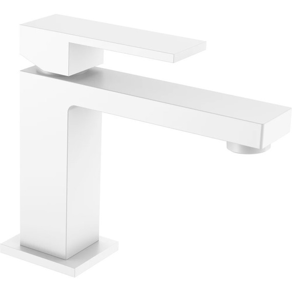 Смеситель для раковины Boheme Qubic 471-MW, matt white, Цвет производителя: matt white - фото 