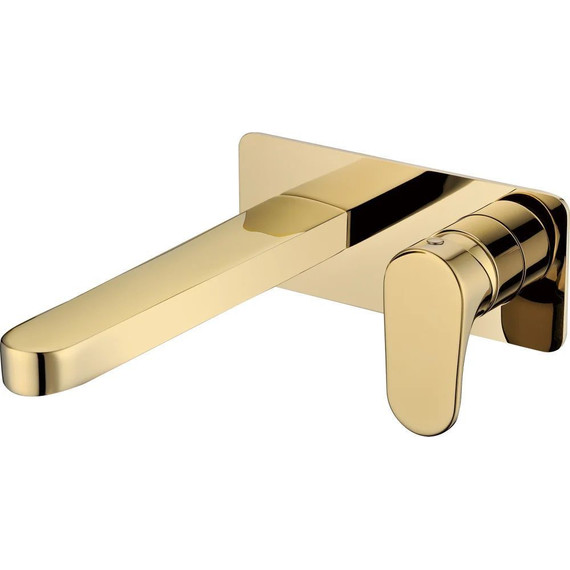 Смеситель для раковины настенный Boheme Spectre 455-G (со скрытой частью) gold, Цвет производителя: gold - фото 