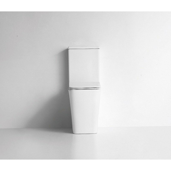 Унитаз-компакт CeramaLux TR2170 с тонкой крышкой микролифт (система смыва Торнадо) - фото 4