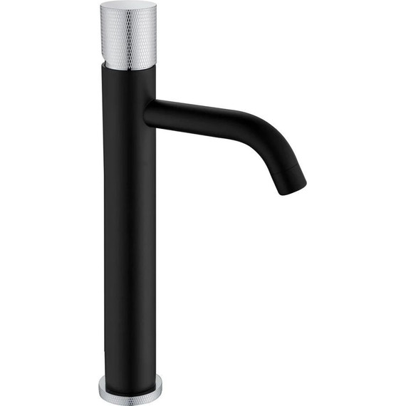 Смеситель для раковины высокий Boheme Stick 122-BCR.2, black chrome, Цвет производителя: black chrome - фото 