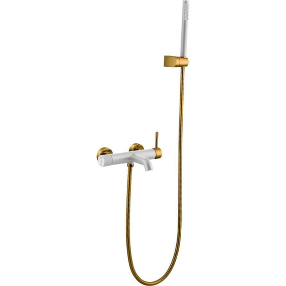 Смеситель для ванны Boheme Uno 463-WG, white gold, Цвет производителя: white gold - фото 2