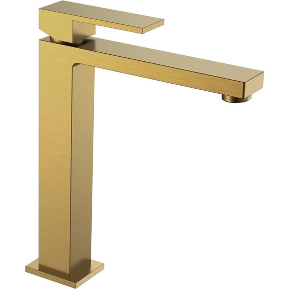 Смеситель для раковины высокий Boheme Qubic 472-BR, бронза, Цвет производителя: бронза - фото 