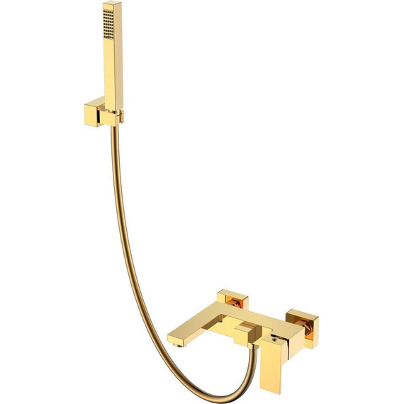Смеситель для ванны Boheme Qubic 473-G, gold, Цвет производителя: gold - фото 