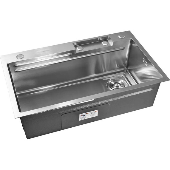 Кухонная мойка Gerhans K37545 1 мм, нержавеющая сталь (НОВИНКА 2024), Цвет производителя: нержавеющая сталь - фото 7