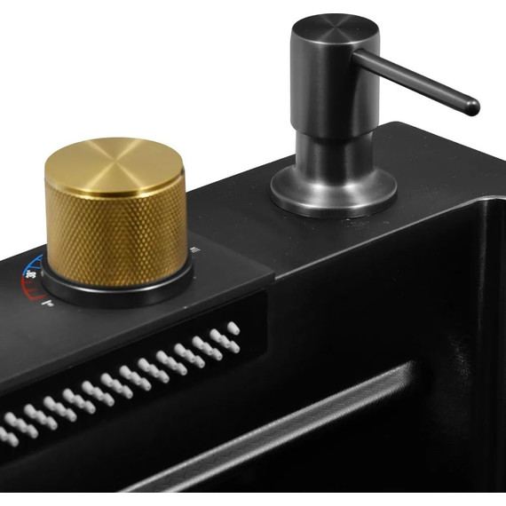 Кухонная мойка Gerhans K37545BD 1 мм, графит (НОВИНКА 2024), Цвет производителя: графит - фото 9