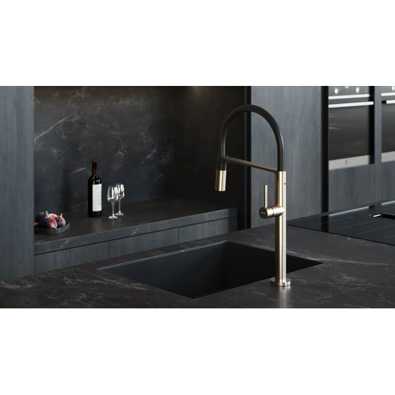 Смеситель для кухни Boheme Uno 114-NB, nickel brush, Цвет производителя: nickel brush - фото 2