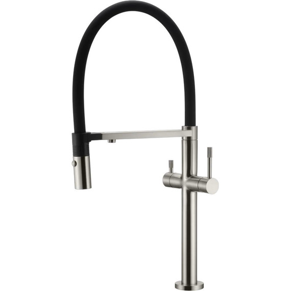 Смеситель для кухни Boheme Uno 115-NB, nickel brush, Цвет производителя: nickel brush - фото 