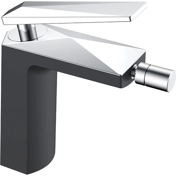 Смеситель для биде Boheme Venturo 376-B, black chrome, Цвет производителя: black chrome - фото 