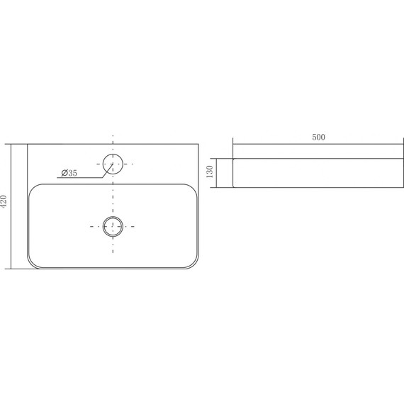 Раковина-чаша Aquatek 50 см AQ3231-00 - фото 3