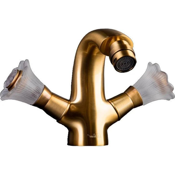 Смеситель для биде Boheme Camelia 316, бронза - фото 