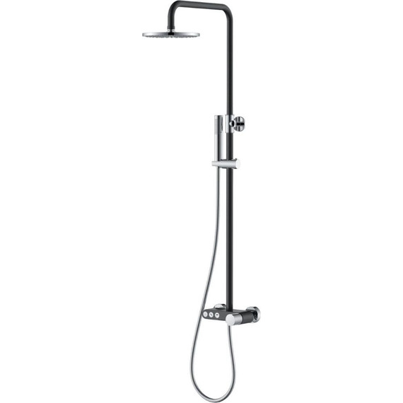 Душевая стойка Boheme Stick 128-BCR.2, black chrome, Цвет производителя: black chrome - фото 