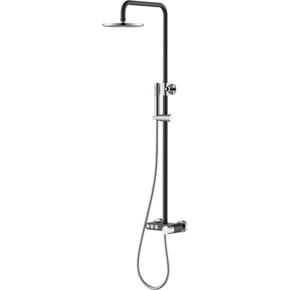 Душевая стойка Boheme Stick 128-BCR, black chrome, Цвет производителя: black chrome - фото 
