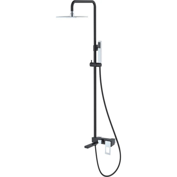 Душевая стойка Boheme Q 148-BCR, black chrome - фото 