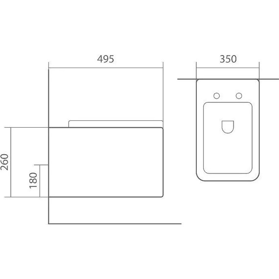 Инсталляция с подвесным унитазом комплект: Aquatek INS-0000012 с подвесным безободковым унитазом Либра AQ1148N-00 сиденье микролифт - фото 11