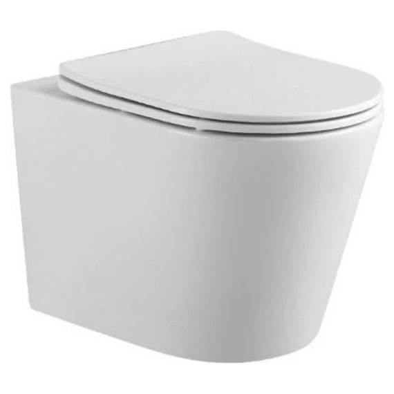 Инсталляция с подвесным унитазом комплект: Loranto 4501 с подвесным безободковым унитазом Aquatek Вега AQ1904-00 сиденье микролифт - фото 2