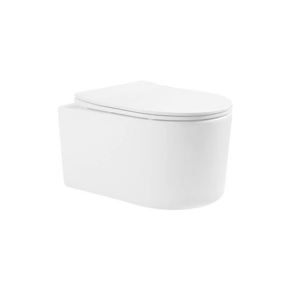 Инсталляция с подвесным унитазом комплект: Grohe Rapid SL 38772001 с подвесным безободковым унитазом Aquatek Мия AQ2004-00 сиденье микролифт, крепление, кнопка смыва хром - фото 3