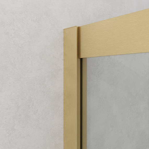 Душевое ограждение 90x120 см Cezares Relax-304-AH-2-120/90-C-BORO, золото/прозрачное - фото 5