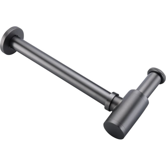 Сифон для умывальника Boheme 609-GM, gun metal, Цвет производителя: gun metal - фото 