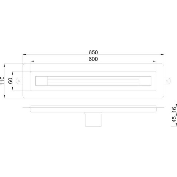 Трап Boheme B&T Infinity 60 см 981-60-B, чёрный, Цвет производителя: чёрный - фото 5