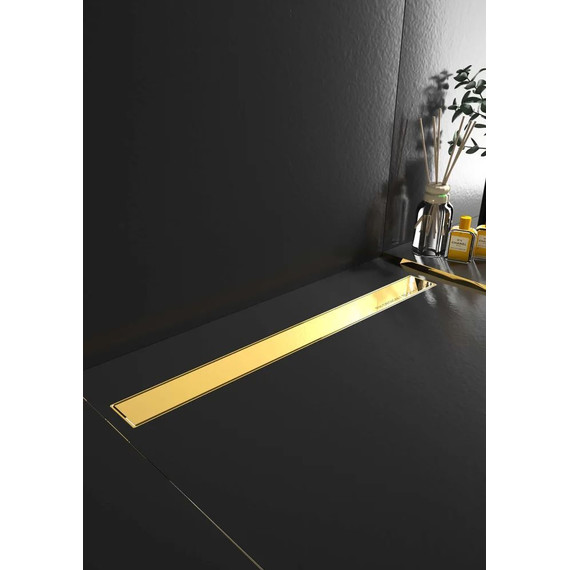 Трап Boheme Premium Linear 80 см 982-80-G, золото (под плитку), Цвет производителя: золото - фото 3