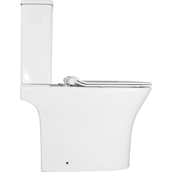 Унитаз-компакт безободковый Azario Frento AZ-2311 с тонкой крышкой микролифт - фото 12