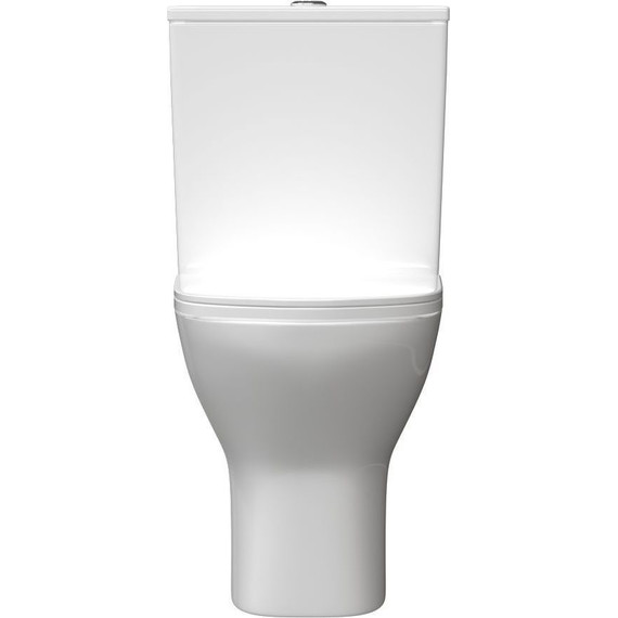 Унитаз-компакт безободковый Тритон Astro 2345 с тонкой крышкой микролифт - фото 4