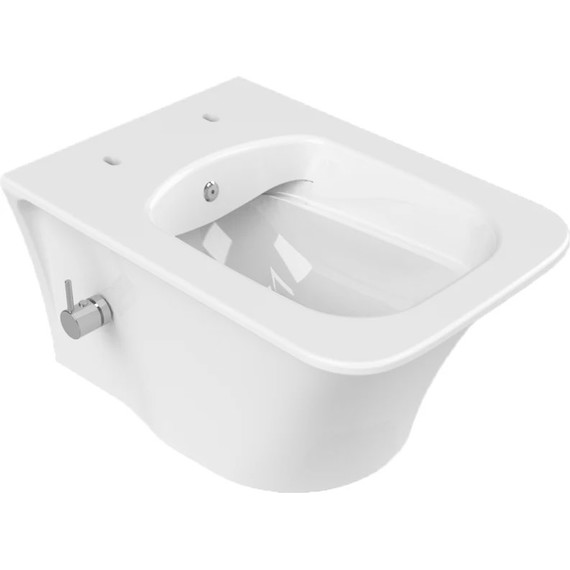 Унитаз-биде подвесной безободковый Boheme Mirage 965-2, белый глянцевый - фото 