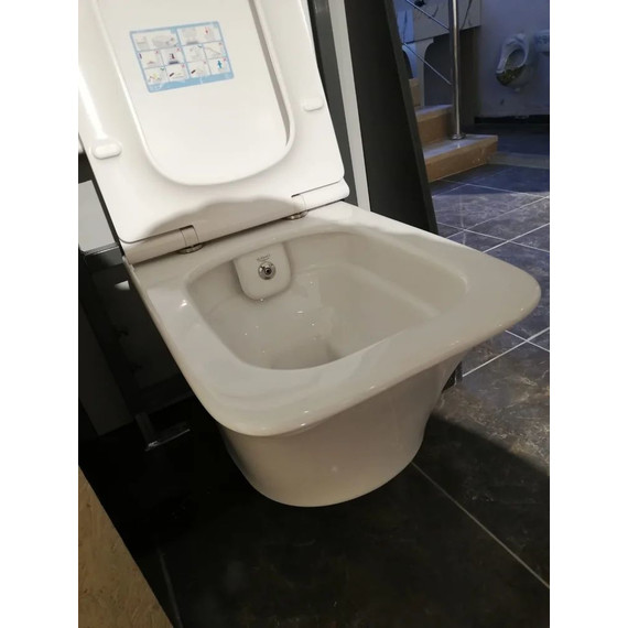 Унитаз-биде подвесной безободковый Boheme Mirage 965-2, белый глянцевый - фото 3