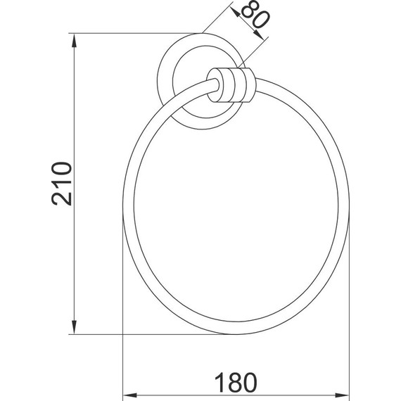 Кольцо для полотенец Boheme Hermitage 10354, золото, Цвет производителя: золото - фото 2