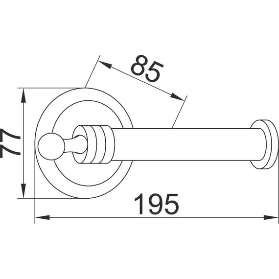 Держатель для туалетной бумаги Boheme Hermitage 10365, золото, Цвет производителя: золото - фото 2