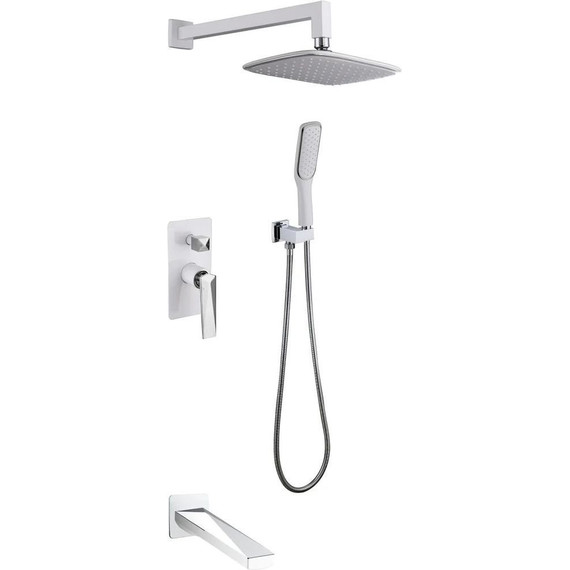 Душевая система для душа Boheme Venturo 374-W-2 (со скрытой частью) white chrome, Цвет производителя: white chrome - фото 
