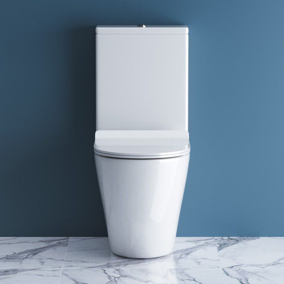 Унитаз-компакт безободковый BelBagno Sfera-R BB2141CPR - фото 21