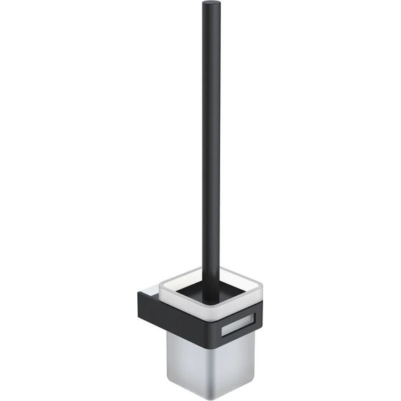 Ёршик для унитаза Boheme Q 10954-CR-B, black chrome, Цвет производителя: black chrome - фото 