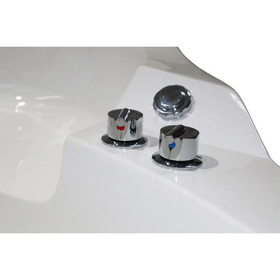 Ванна акриловая угловая Loranto 155х155х75 см , с гидромассажем, для двух персон (CS-831N) - фото 5