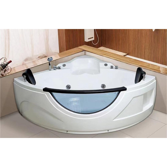 Ванна акриловая угловая Loranto 155х155х75 см , с гидромассажем, для двух персон (CS-831N) - фото 8
