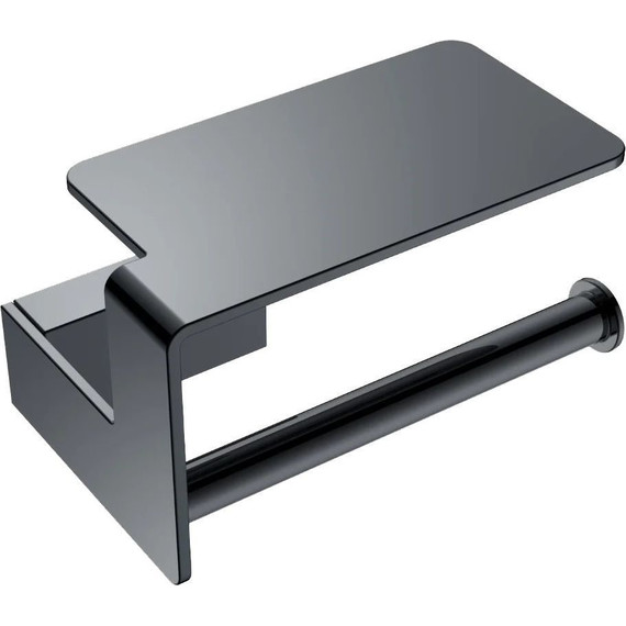 Держатель для туалетной бумаги Boheme Q 10941-SGM, shine gun metal, Цвет производителя: shine gun metal - фото 