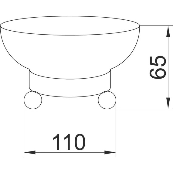 Мыльница Boheme Hermitage 10360, золото - фото 2
