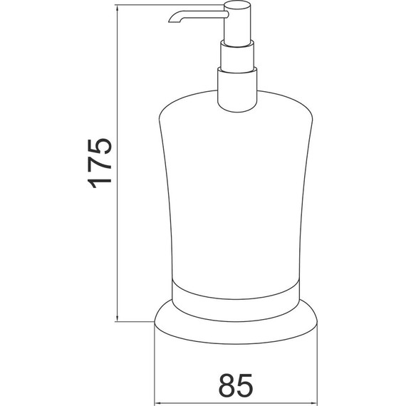 Дозатор для жидкого мыла Boheme Medici 10610, бронза - фото 5