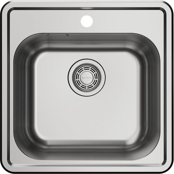 Кухонная мойка Omoikiri Notoro 48-SI Matt 0,8 мм 4997437, silver matt, Цвет производителя: silver matt - фото 