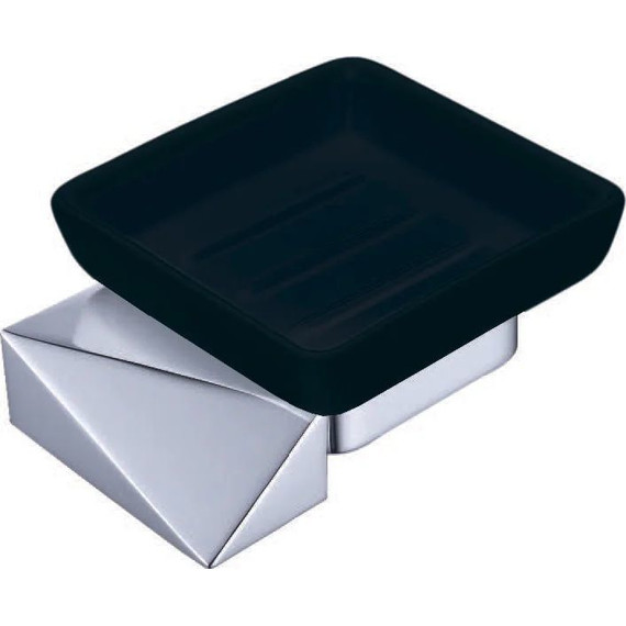 Мыльница Boheme New Venturo 10313-CR-B, black chrome, Цвет производителя: black chrome - фото 
