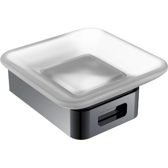 Мыльница Boheme Q 10943-SGM, shine gun metal, Цвет производителя: shine gun metal - фото 